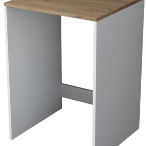 Skalbimo mašinos spintelė Kalune Design KD103 - 2341, 60 x 65 x 91.8 cm, balta/riešuto