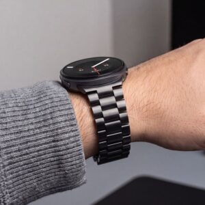 Tech-Protect STAINLESS Samsung Galaxy WATCH 8 / 9 / CLASSIC (40 / 44 / 46 MM) JUODAS - Image 6