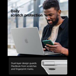 SPIGEN AIRSKIN MACBOOK PRO 16 M1-M5 / M5 PRO / M5 PRO MAX 2021-2026 MATINIS SKAIDRUS DĖKLAS - Image 10