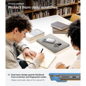 SPIGEN URBAN FIT MACBOOK AIR 15 M2-M5 2023-2026 DĖKLAS HEATHER GREY - Image 10