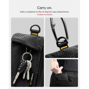 SPIGEN LF300 MINKŠTAS RFID KORTELIŲ DĖKLAS JUODAS - Image 10