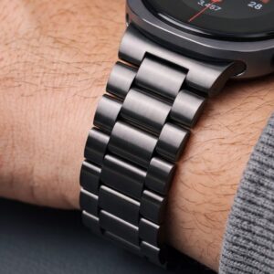 Tech-Protect STAINLESS Samsung Galaxy WATCH 8 / 9 / CLASSIC (40 / 44 / 46 MM) JUODAS - Image 7