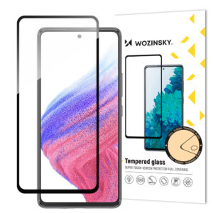 Wozinsky Full Glue Apsauginis stiklas Samsung Galaxy A54 5G 9H Full Screen Tempered Glass with juodos spalvos Frame