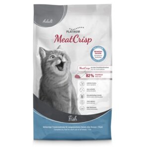 PLATINUM MeatCrisp Adult Fish - sausas kačių maistas - 1,5kg