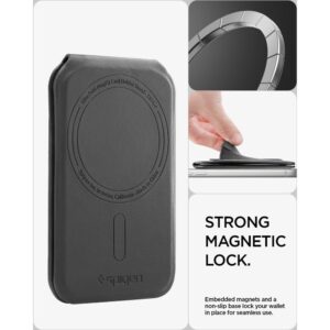 SPIGEN S314-4 SLIM FOLD TRIPOD WALLET MAGSAFE JUODAS - Image 13