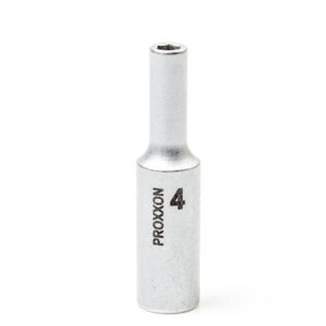 1/4" šešiakampė prailginta galvutė PROXXON 4mm