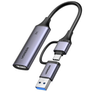 Vaizdo įrašymo adapteris 2K@30Hz HDMI -> USB-A/USB-C
