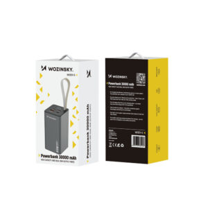 Powerbank Wozinsky K65+ 65W 30000mAh 2x USB-C, 1x USB-A 65W - gray - Image 8