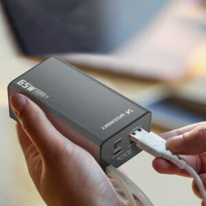 Powerbank Wozinsky K65+ 65W 30000mAh 2x USB-C, 1x USB-A 65W - gray - Image 7