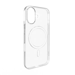 Puro 03 Mag MagSafe Silicone Case for iPhone 16 - Transparent