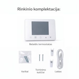 Išmanus programuojamas termostatas Feelspot WTH90.03RF, ZigBee - Image 4