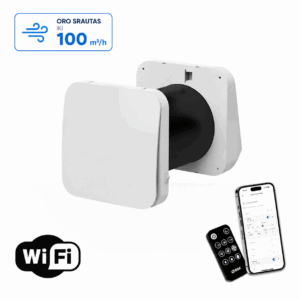 Mini rekuperatorius BSK Zephyr Plus, 100 m³/h - Image 1