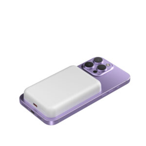 Wozinsky WRW349YWS 10000 mAh Magnetic Power Bank - baltos spalvos - Image 3