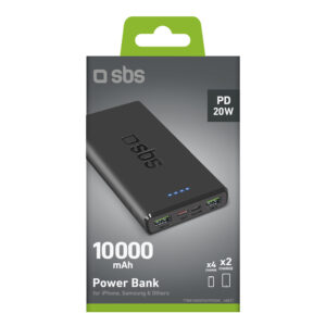 Powerbank SBS TTBB10000FASTPD20K 10000 mAh 20W with Power Delivery - black - Image 2