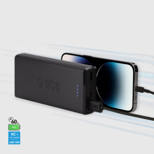 Powerbank Puro Fast 20000 mAh 2x USB-A + 1x USB-C - juodos spalvos - Image 7