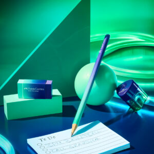 Harilik pliiats Faber-Castell Grip Flow Edition Buzzing Blue 2tk/bl - Image 2