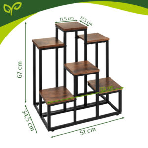 Pastatomas gėlių stovas 67 cm - 6 lentynos Gardlov - Image 2