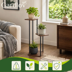 Gardlov stovintis gėlių stovas 78 cm - 3 lentynos - Image 3