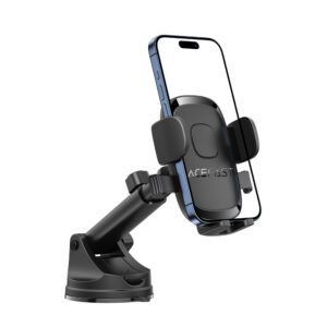 Acefast D57 Car Mount with Suction Cup for Dashboard/Windshield - Black - Image 3