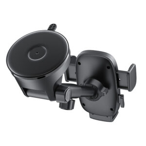 Acefast D57 Car Mount with Suction Cup for Dashboard/Windshield - Black - Image 4