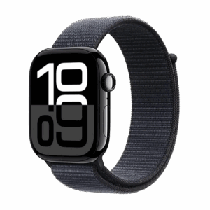 Išmanusis laikrodis Apple Watch Series 10 GPS + Cellular 46mm Jet Black Aluminium Case with Sport Loop - Black