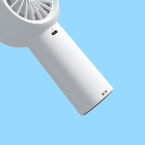 Jisulife rankinis ventiliatorius Life5 Plus 4000mAh Portable Mini Blower USB Fan - baltos spalvos - Image 5