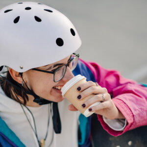 Wozinsky Lightweight BMX/Scooter Helmet S - White - Image 7