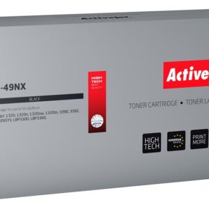 Activejet ATH-49NX (pakaitalas HP 49X Q5949X, Canon CRG-708H; Aukščiausiasis; 6000 puslapių; juodas)