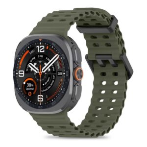 Tech-Protect ICONBAND PRO Samsung Galaxy WATCH ULTRA 1 / 2 2024-2026 (47 MM) KARINĖ ŽALIA