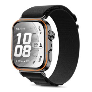Tech-Protect NYLON PRO HUAWEI WATCH FIT 3 / 4 / 4 PRO / 5 / 5 PRO JUODAS