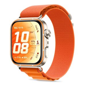 Tech-Protect NYLON PRO HUAWEI WATCH FIT 3 / 4 / 4 PRO / 5 / 5 PRO ORANŽINIS