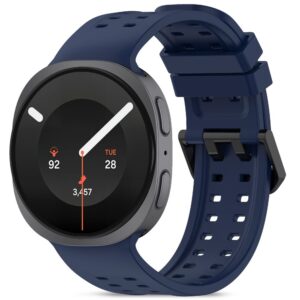 Tech-Protect SILICONE AIR Samsung Galaxy WATCH 8 / 9 / CLASSIC (40 / 44 / 46 MM) TAMSIAI MĖLYNAS