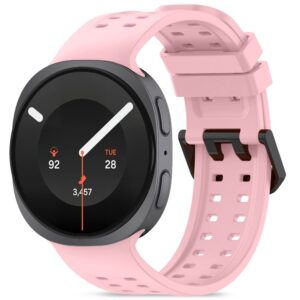 Tech-Protect SILICONE AIR Samsung Galaxy WATCH 8 / 9 / CLASSIC (40 / 44 / 46 MM) ŠVIESIAI ROŽINĖ