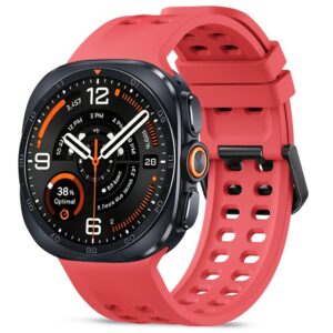 Tech-Protect SILICONE AIR Samsung Galaxy WATCH ULTRA 1 / 2 2024-2026 (47 MM) TAMSIAI RAUDONA - Image 1