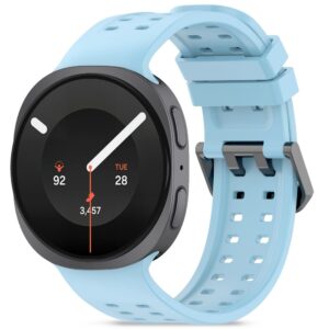 Tech-Protect SILICONE AIR Samsung Galaxy WATCH 8 / 9 / CLASSIC (40 / 44 / 46 MM) ŠVIESIAI MĖLYNAS