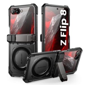 SUPCASE UB GRIP MAG MAGSAFE GALAXY Z FLIP 8 JUODAS