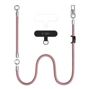 TECH-PROTECT C10S ROPE CROSSBODY & WRIST DUSTY ROSE/TITANIUM - Image 2