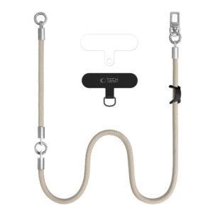 TECH-PROTECT C10S ROPE CROSSBODY & WRIST DESERT BEIGE/TITANIUM - Image 2