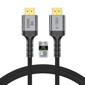 TECH-PROTECT ULTRABOOST HDMI 2.1 KABELIS 4K 120HZ / 8K 60HZ 100CM JUODAS