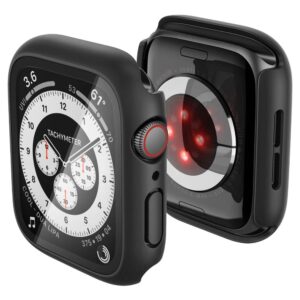 SPIGEN THIN FIT 360 APPLE WATCH 4 / 5 / 6 / SE 1 / 2 / 3 (44 MM) JUODAS