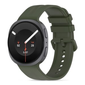 TECH-PROTECT SILICONE EVO SAMSUNG GALAXY WATCH 8 / 9 / CLASSIC (40 / 44 / 46 MM) KARINĖ ŽALIA