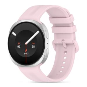 TECH-PROTECT SILICONE EVO SAMSUNG GALAXY WATCH 8 / 9 / CLASSIC (40 / 44 / 46 MM) ŠVIESIAI ROŽINĖ