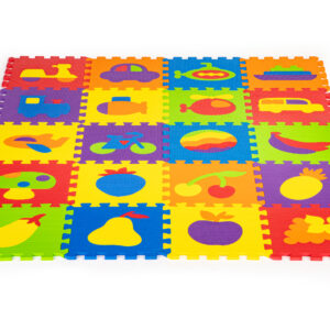 Edukacinis EVA putų dėlionės kilimėlis 20 dalių 148x119 cm ECOTOYS - Image 2