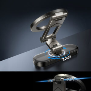 Joyroom JR-ZS520 magnetic phone holder skirtas metal surfaces - titanium - Image 9