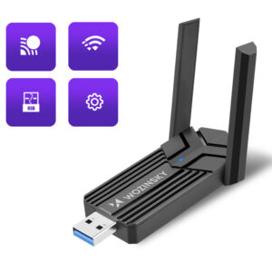 Wozinsky WAX-1800 Dual-Band Wireless USB 3.0 WiFi 6 Adapter - Black - Image 3