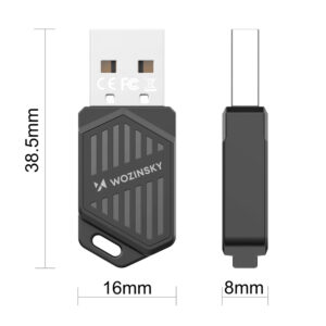 Wozinsky WAX-900 Dual-Band USB Wi-Fi 6 Adapter with Bluetooth 5.4 - Black - Image 3