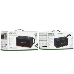 Acefast K3 Ultra Wireless Speaker with RGB Backlight Bluetooth 5.4 - Black - Image 7