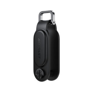 Acefast S4 Bluetooth Keychain Locator Compatible with Apple Find My - Black - Image 1