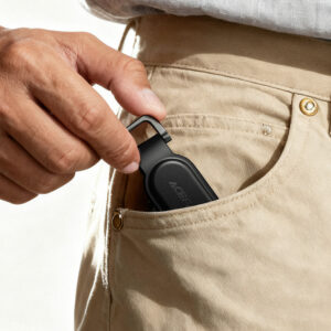 Acefast S4 Bluetooth Keychain Locator Compatible with Apple Find My - Black - Image 7