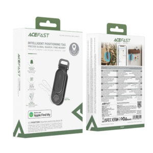 Acefast S4 Bluetooth Keychain Locator Compatible with Apple Find My - Black - Image 8